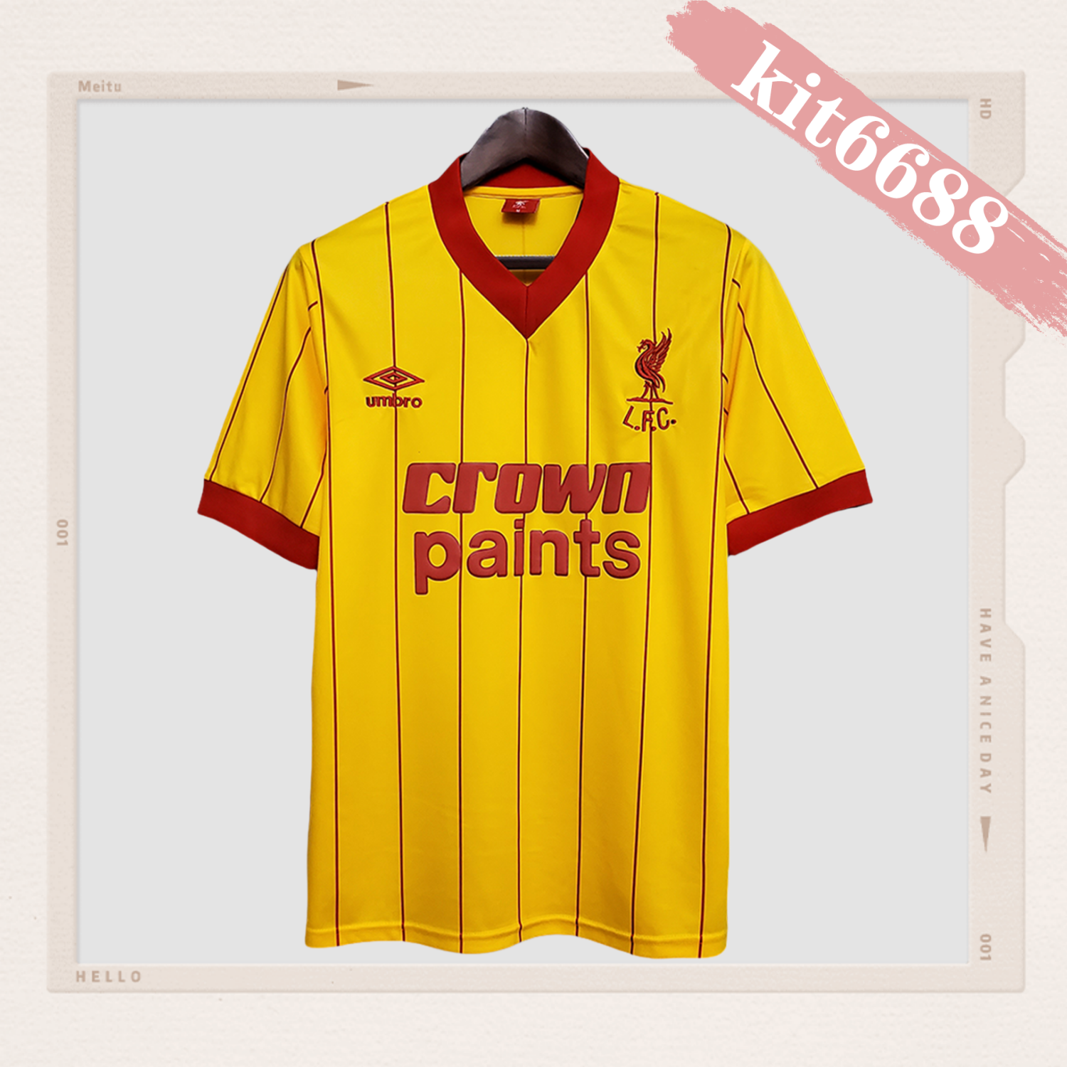 1984 Liverpool Retro Away Football Shirt