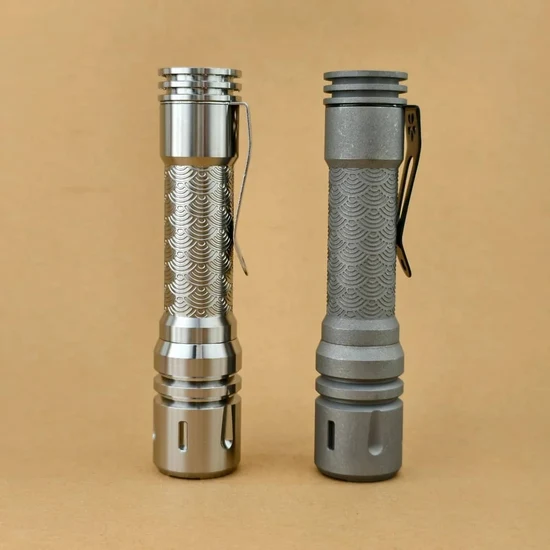 Reylight LAN- Ti Seigaiha 14500 EDC Flashlight