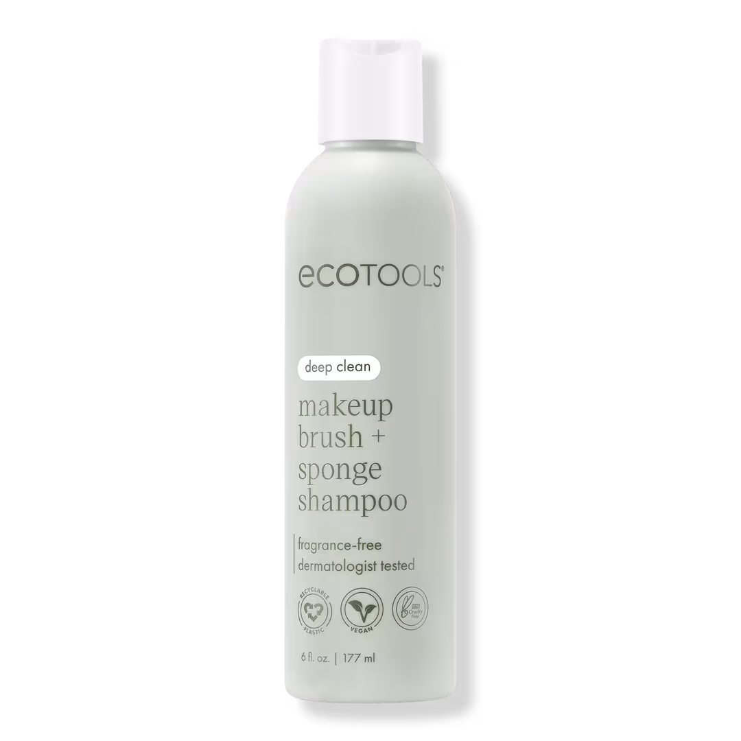 EcoTools  Makeup Brush + Sponge Shampoo, Makeup Cleaner for Brushes