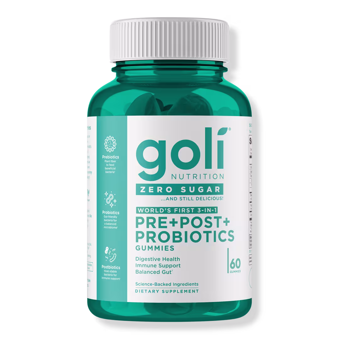Goli Nutrition  Zero Sugar Probiotic+ Gummies