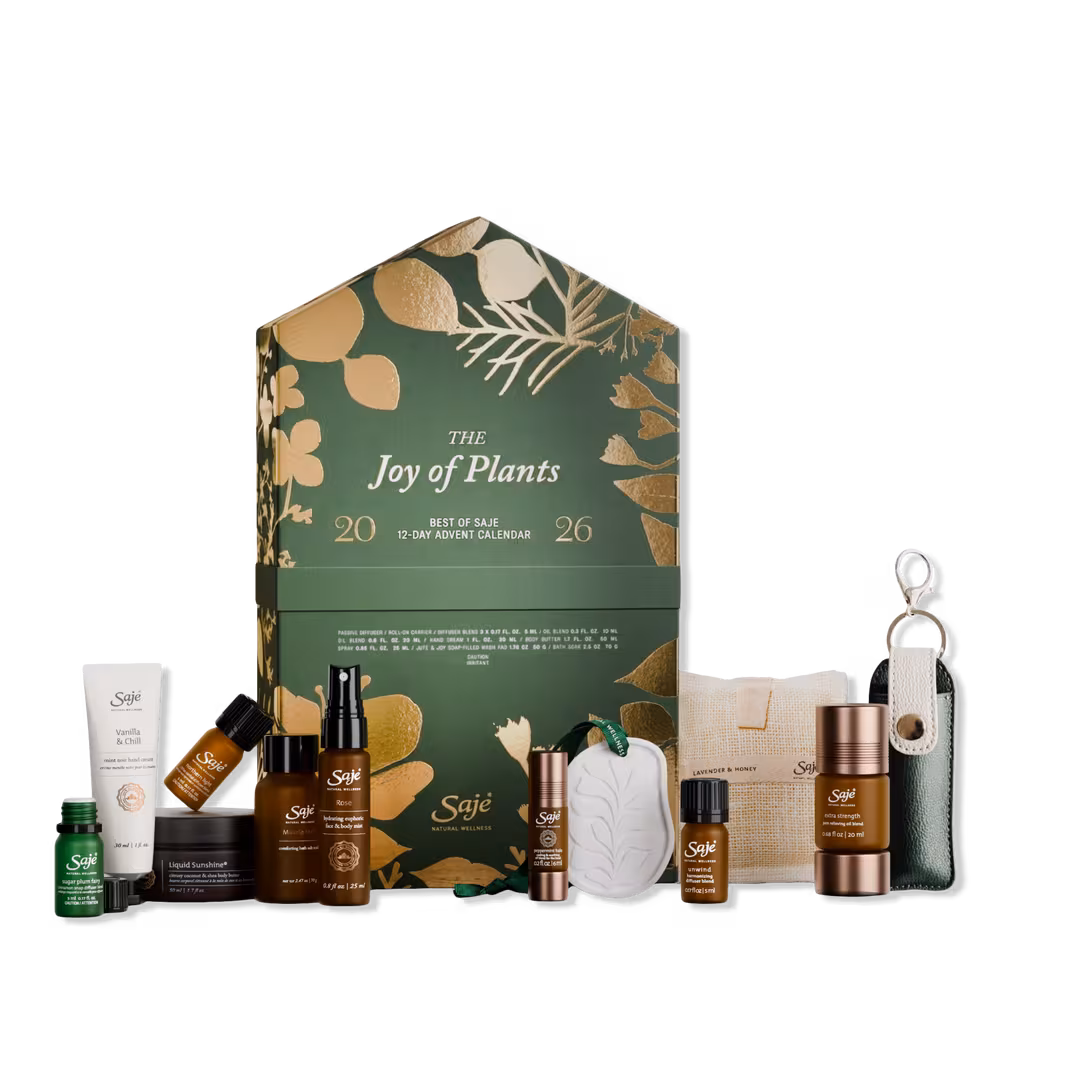 Saje Natural Wellness  The Joy of Plants, Best of Saje 12-Day Advent Calendar