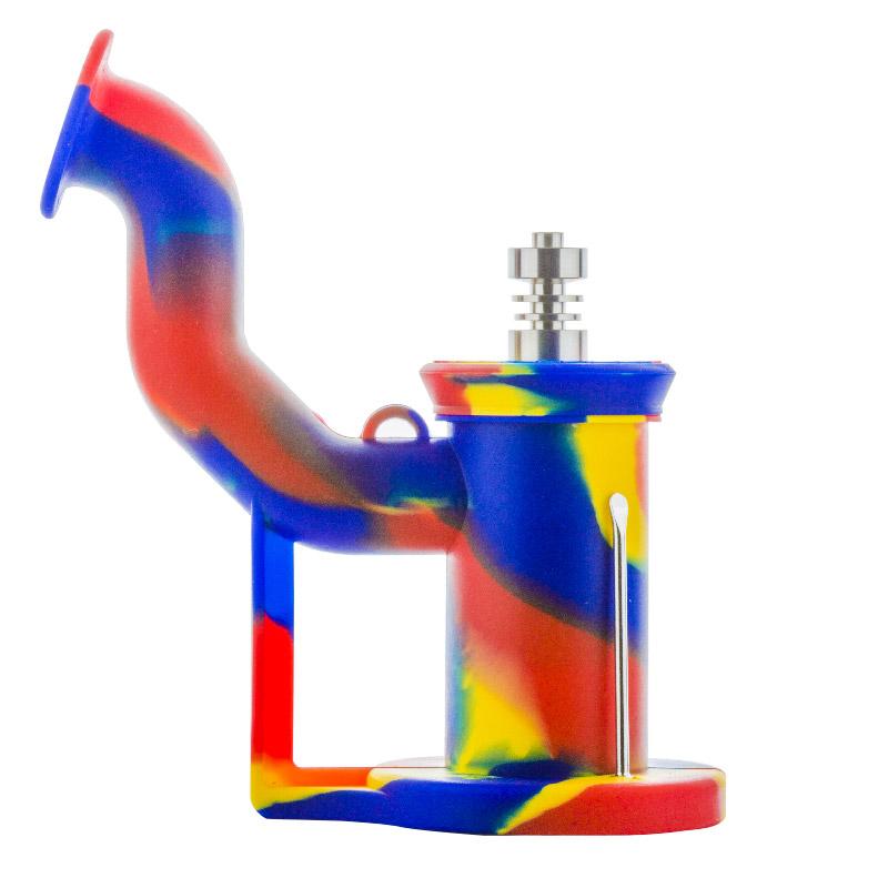 Silicone Mini Dab Rig (Random Color)