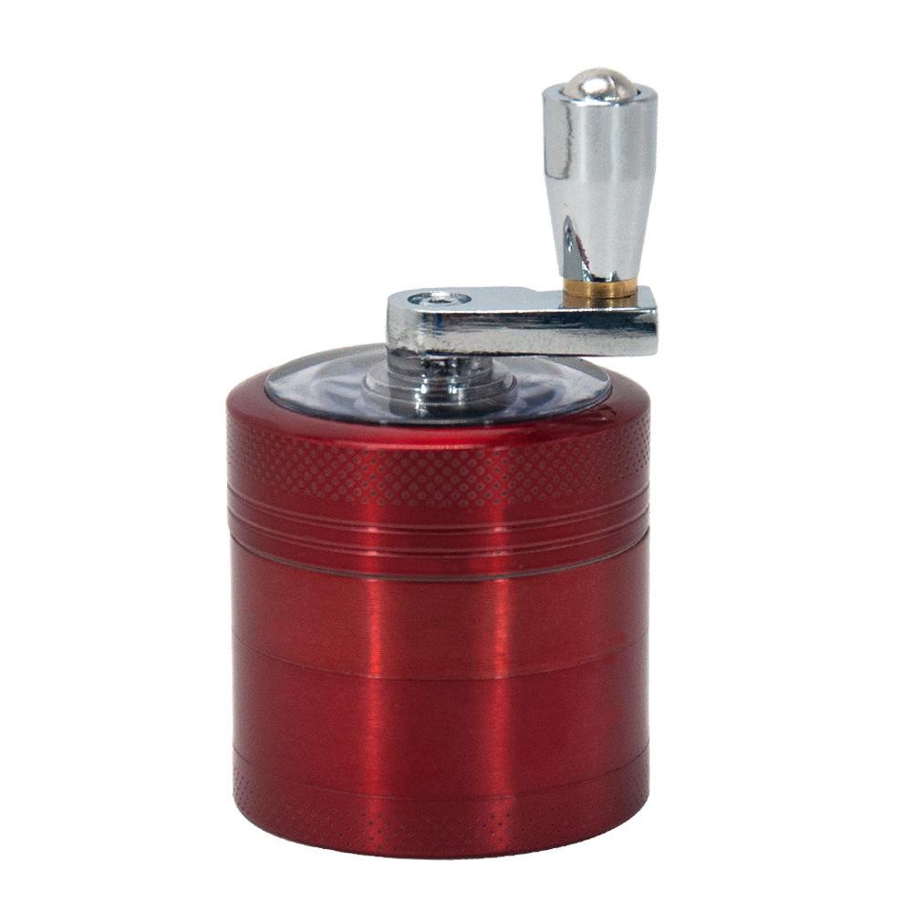 Zinc Alloy 4 Layer Crank Herb Grinder