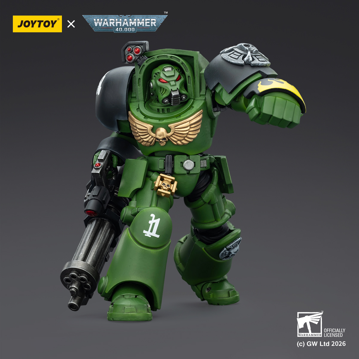 JOYTOY Warhammer 40k 1: 18 Salamanders Terminators - JOYTOY WORLD