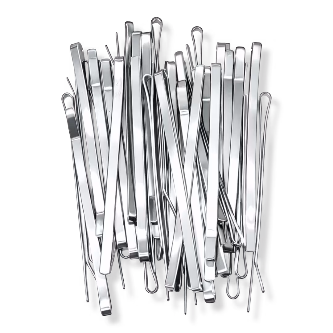 Pink Pewter  Professional Flat Metal Styling Bobby Pins in Storage Case