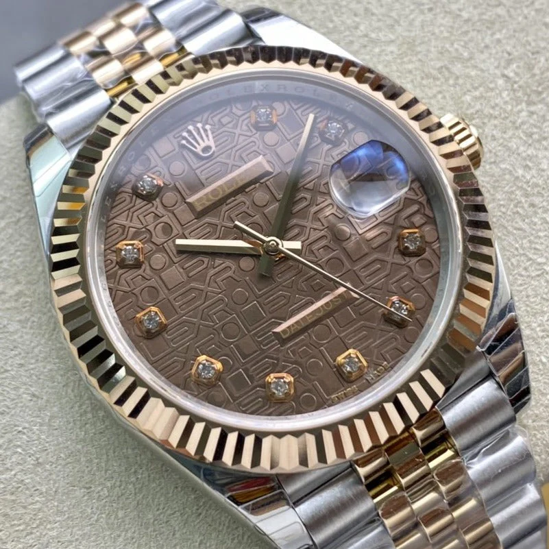 Rolex Watch DATEJUST 41 TWO-TONE ROSE GOLD CHOCOLATE DIAL Watch