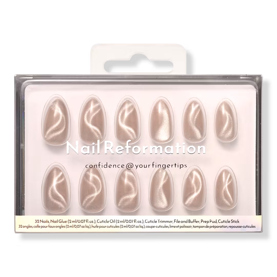 Nail Reformation  Satin Swirl Press On Nails