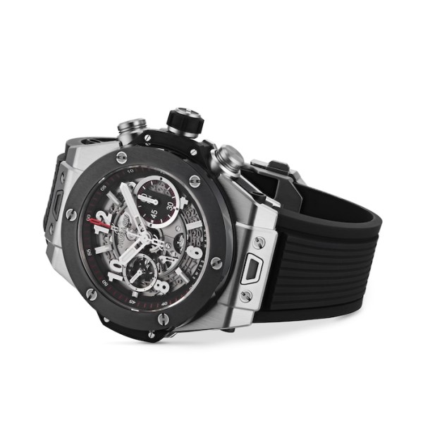 Replica Hublot Big Bang Men Automatic Black Rubber Watch 411.NM.1170.RX