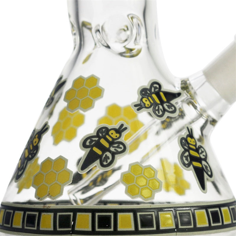 8 Glow-In-The-Dark Honeybee Beaker Bong