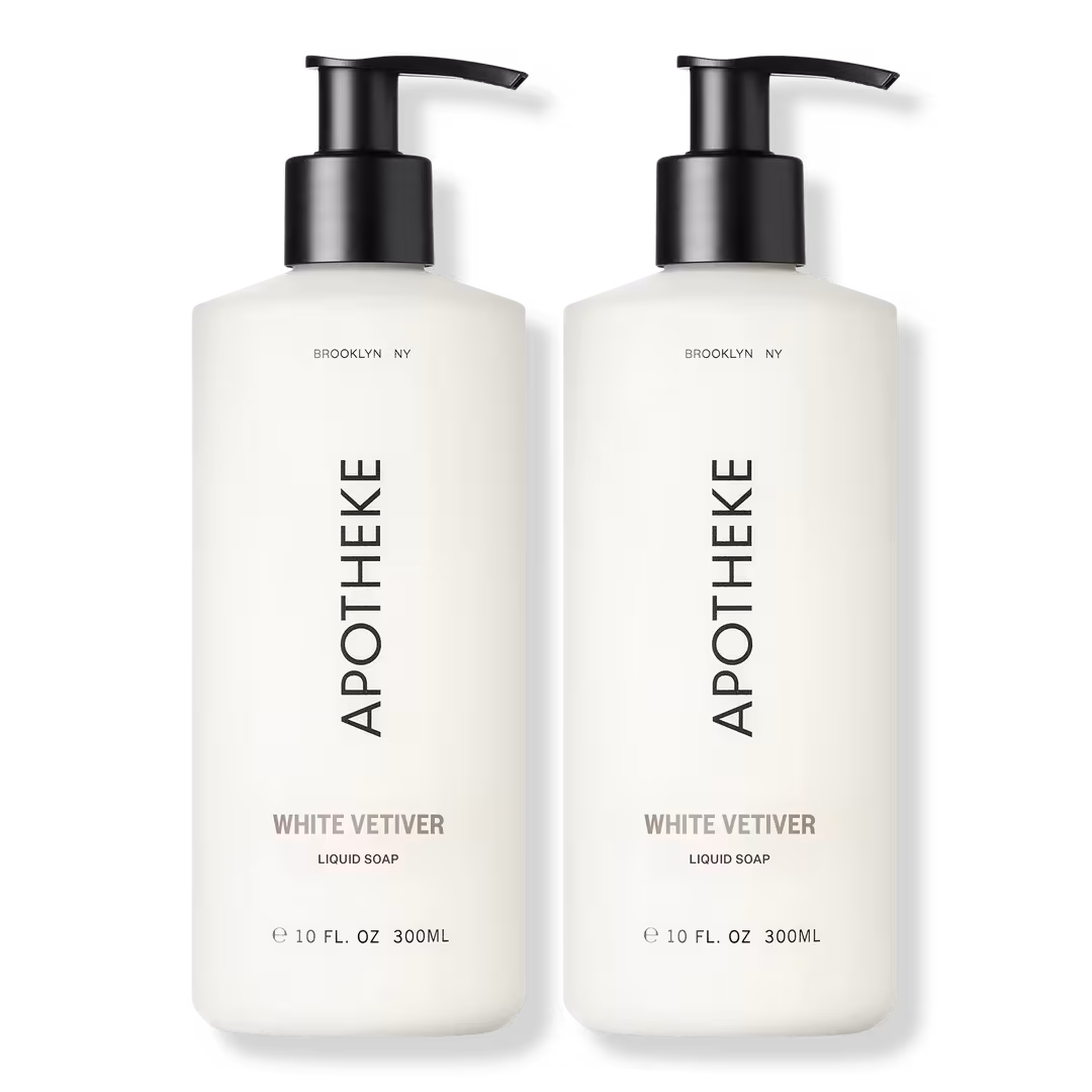 APOTHEKE  White Vetiver Liquid Soap Set