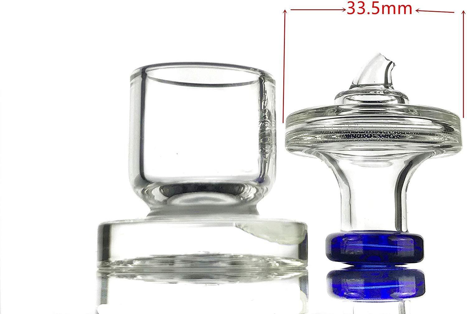 Clear Large Directional Snorkel Carb Cap (Cap Stand+Cap)