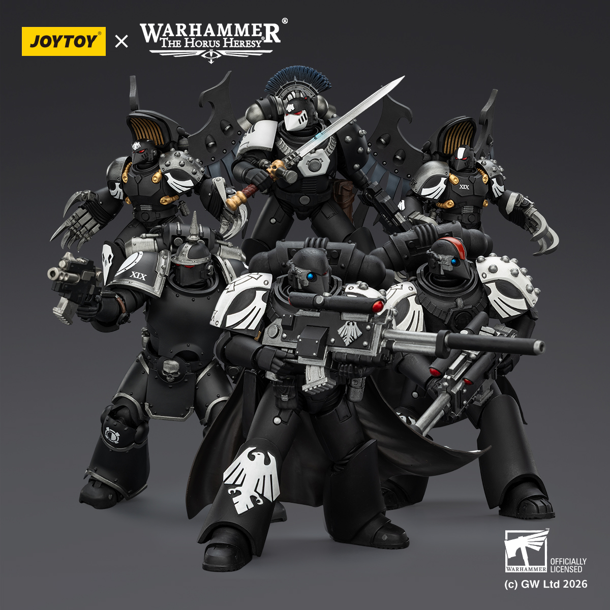JOYTOY Warhammer The Horus Heresy 1:18 Raven Guard Legion - JOYTOY WORLD