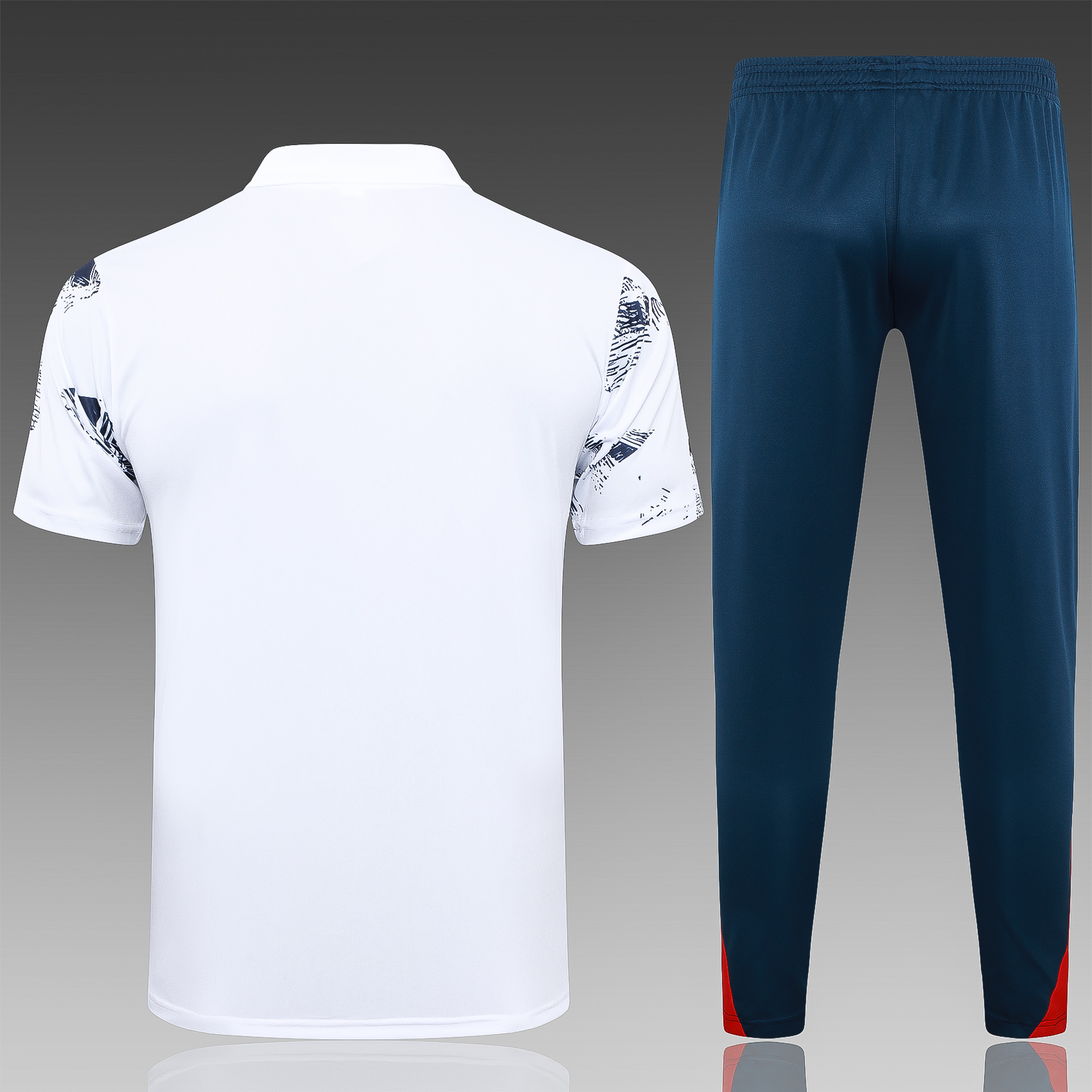 24/25 Paris Saint-Germain White Polo Shirt (Adult Kit)