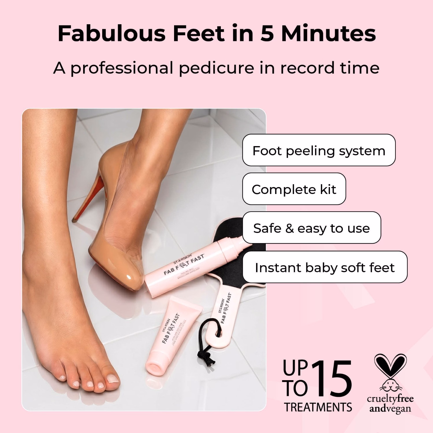 Fab Feet Fast™ - Instant Foot Peeling Treatment