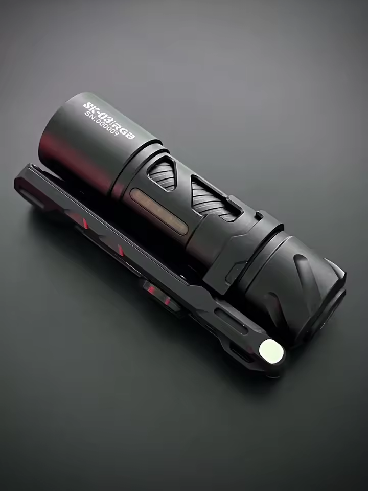 LOOP GEAR SK03 pro RGB color light version flashlight outdoor multi-function aluminum alloy EDC portable