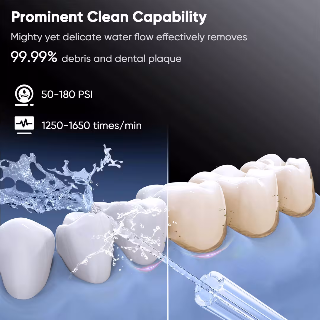 MySmile  LP233 Pro UVC Countertop Water Flosser with Water Heating Function