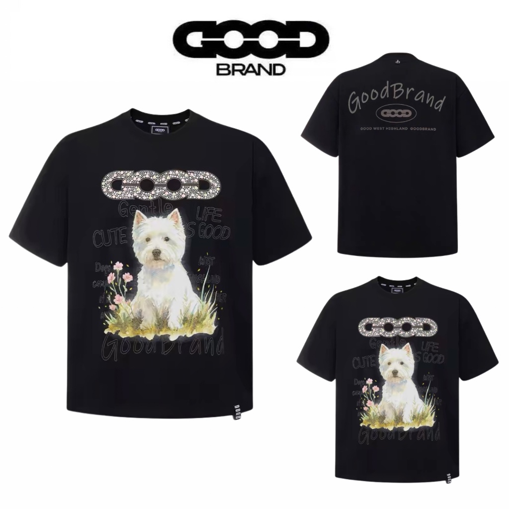 Goodbrand West Highland Dog Graphic T-Shirt