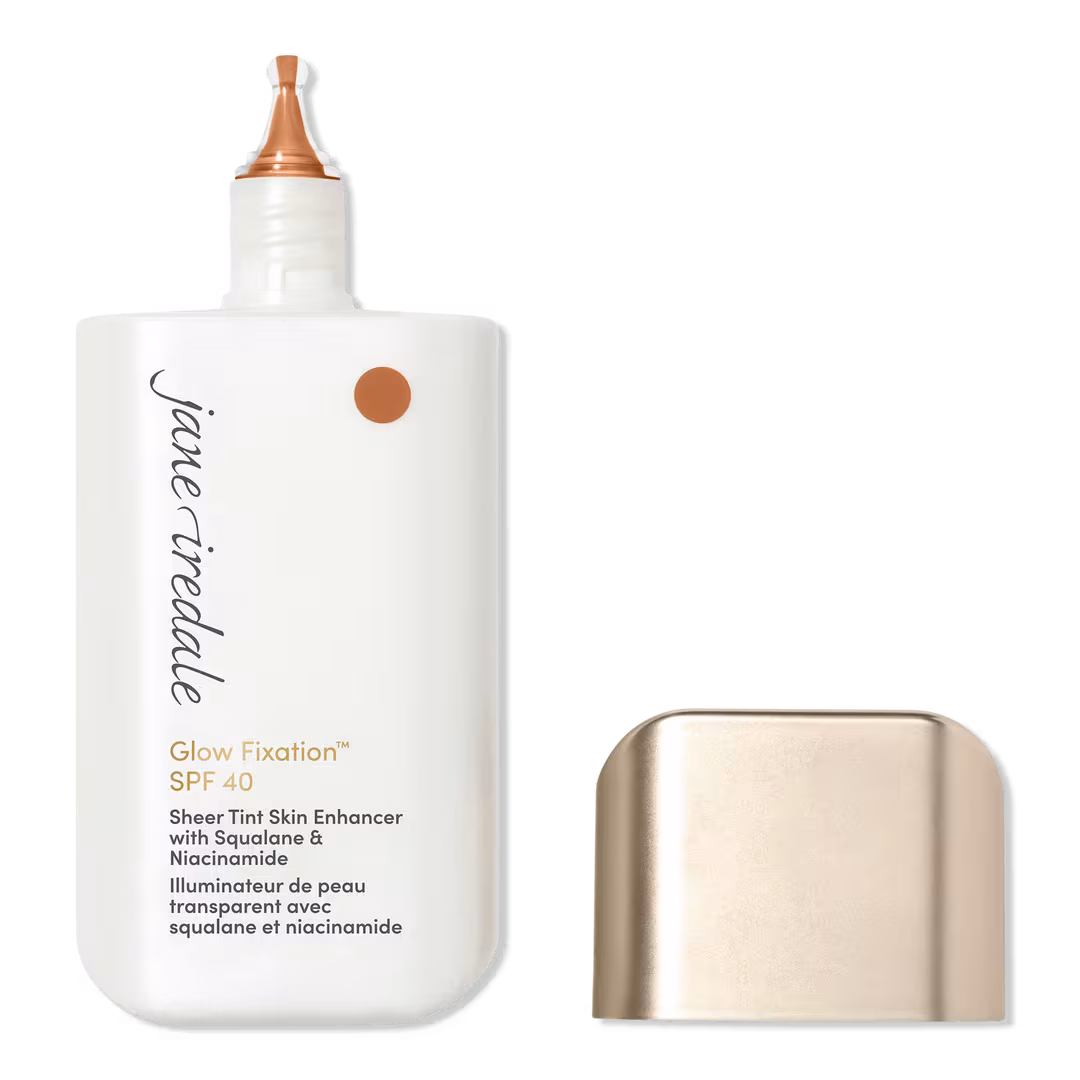 jane iredale  Glow Fixation SPF 40 Sheer Tint Skin Enhancer with Squalane & Niacinamide