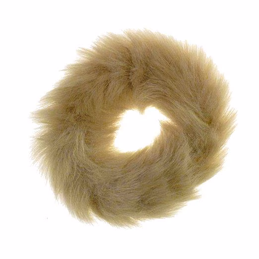 Faux Scrunchie Haargummi Mit Fell