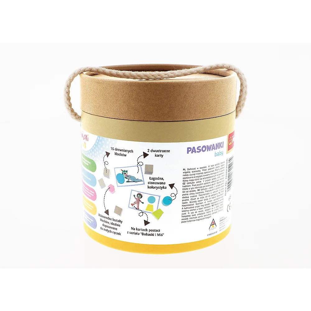O!Klocki Pasowanki Baby - Bobaski I Miś