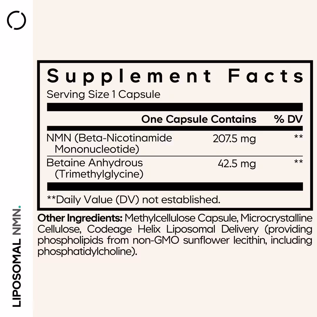 CODEAGE  Liposomal NMN with Betaine Anhydrous