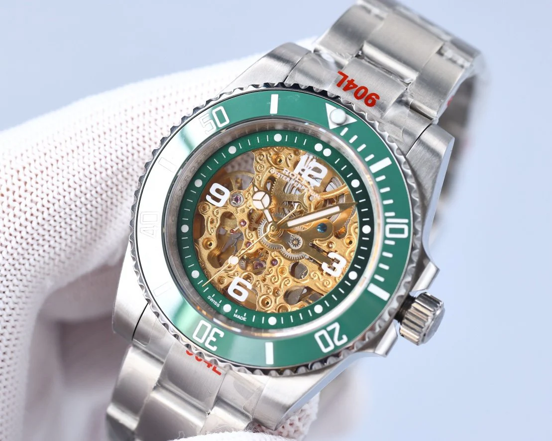 Rolex Watch SUBMARINER DATE 40MM CUSTOM SKELETON DIAL Watch