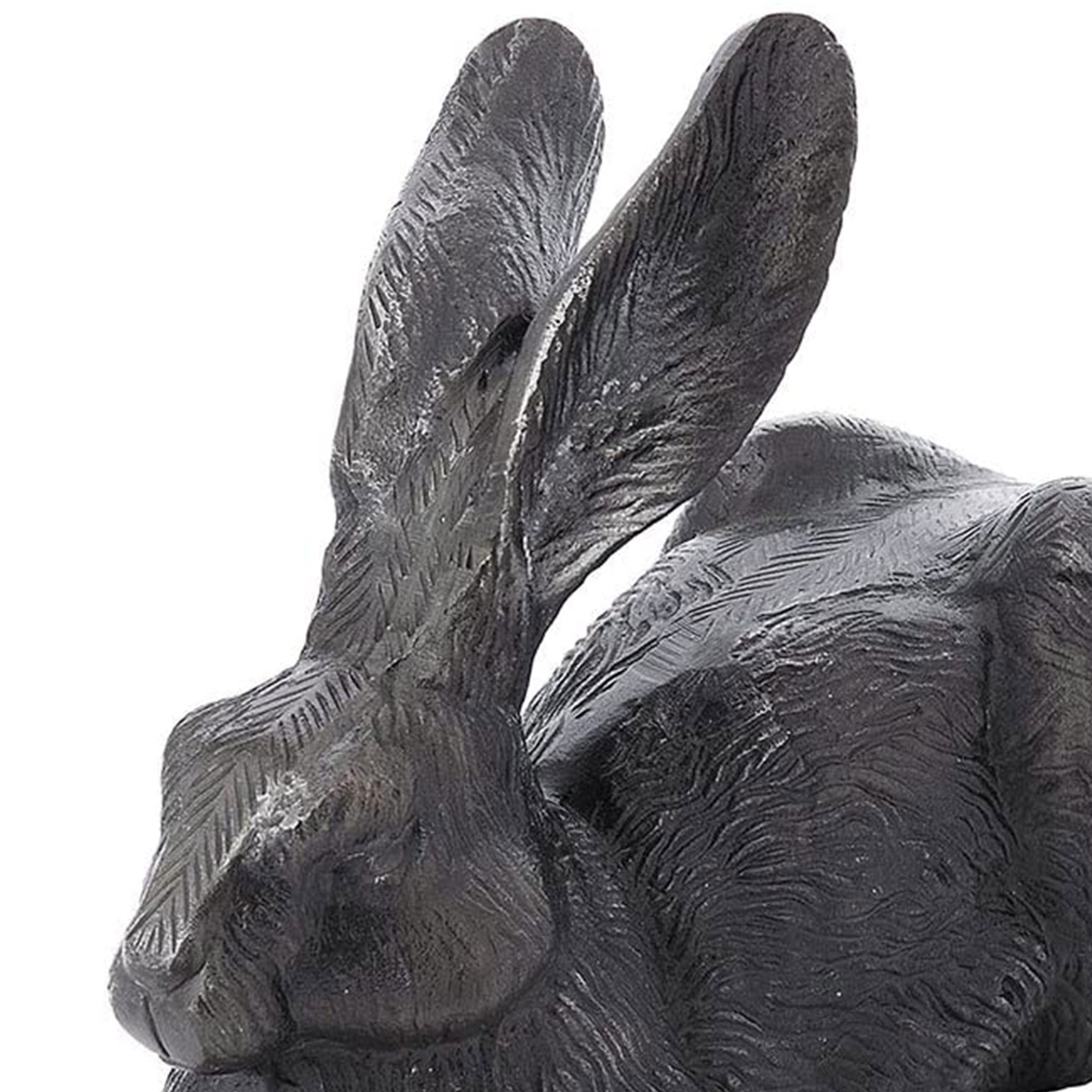 Achla Designs Rabbit Outdoor Lawn Dcor Garden Figurine Statue, Charcoal
