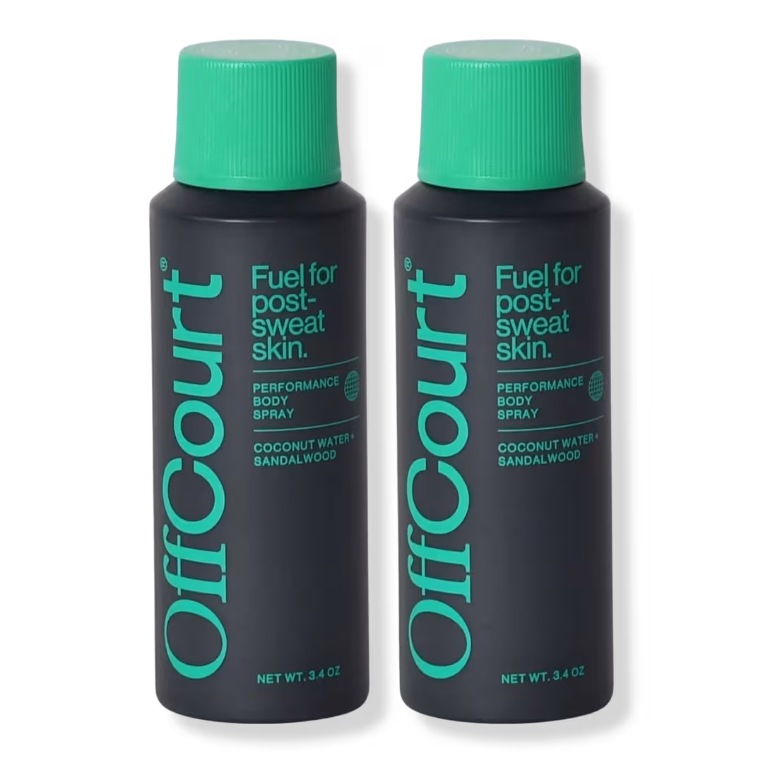 OffCourt  Coconut Water + Sandalwood Body Spray Duo Pack
