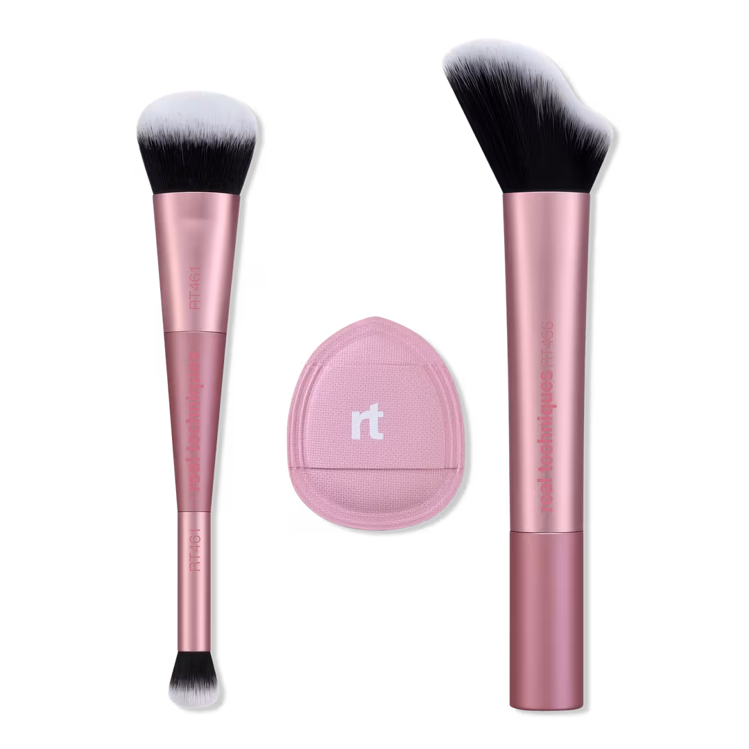 Real Techniques  Cheeky Trio Makeup Brush & Sponge Set