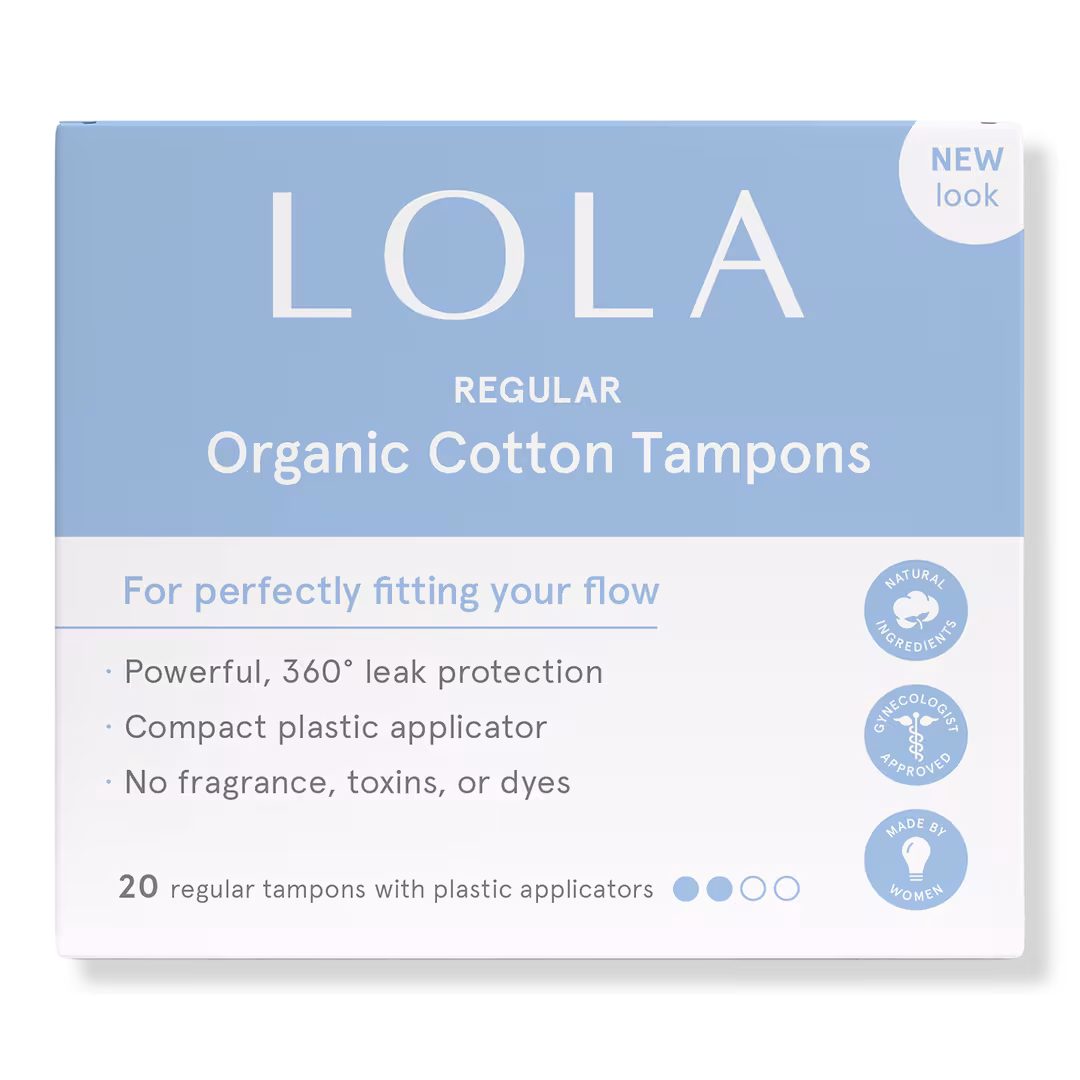 LOLA  Regular Organic Cotton Tampons