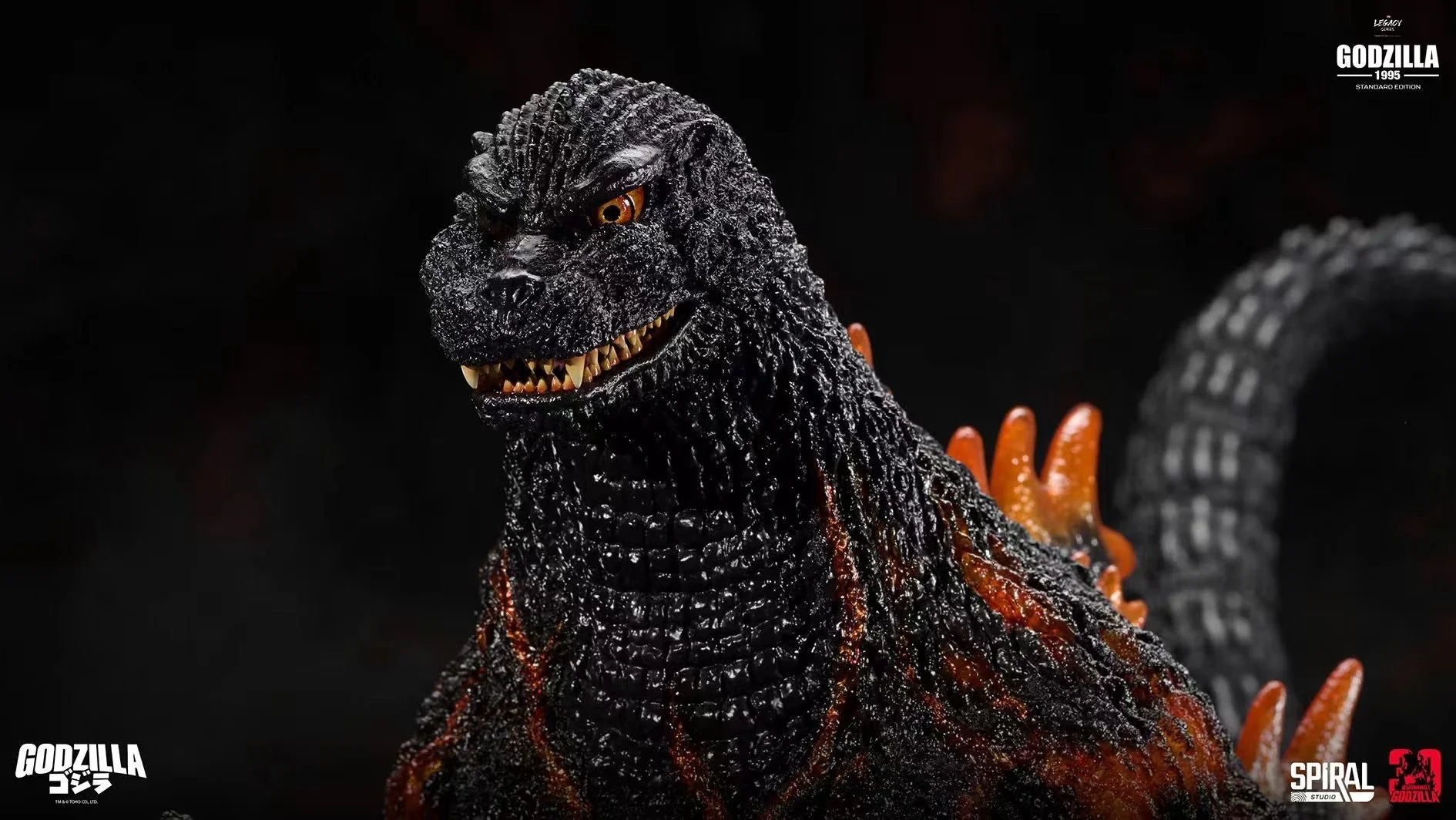 Spiral Studio - Licensed Godzilla 1995 Closed Mouth Version (Legacy Series ) | 版权 哥斯拉 1995 闭嘴版 (Legacy 系列)