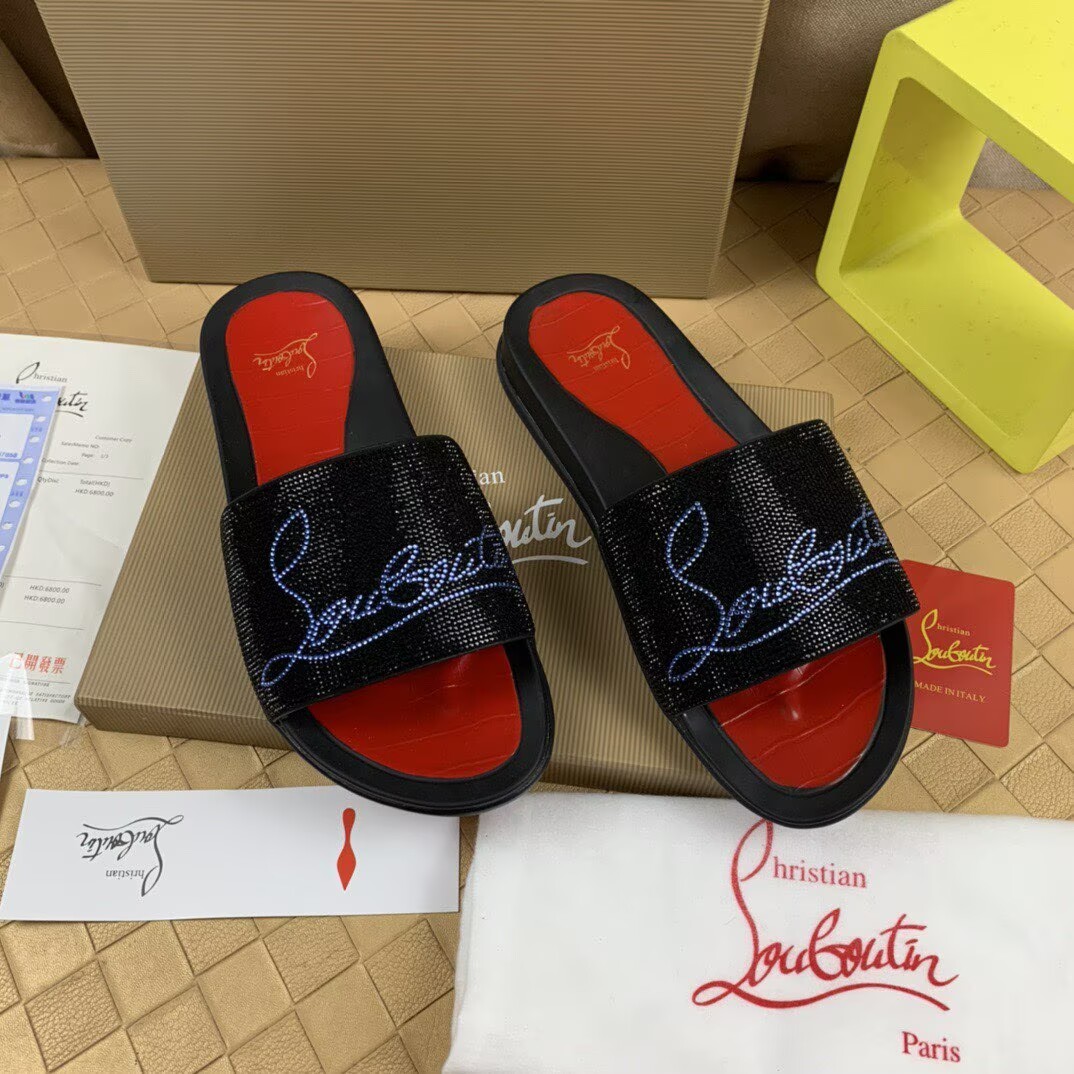 CHRISTIAN LOUBOUTIN SLIPPERS - CCSHOES