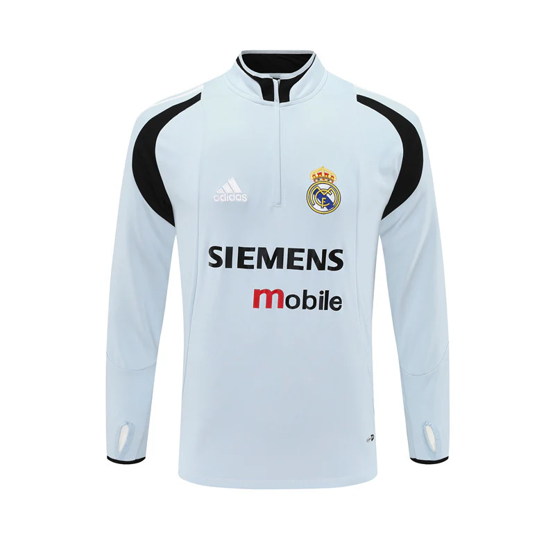Real Madrid Training Jacket Men 2004 2005 Grey