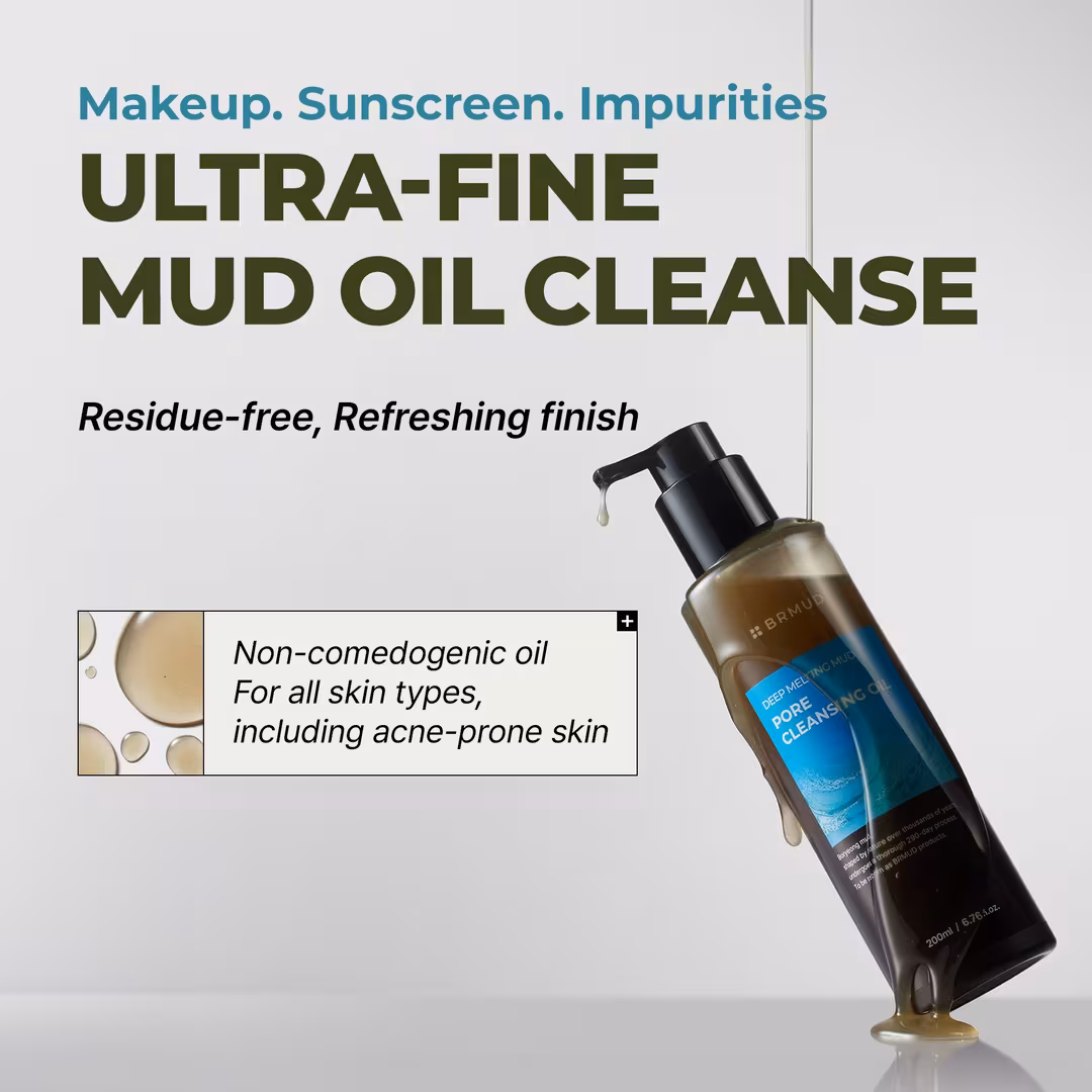 BRMUD  Deep Melting Mud Pore Cleansing Oil