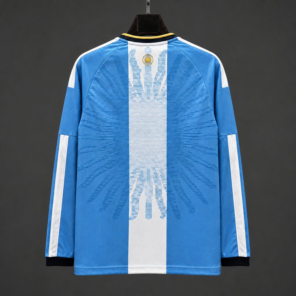 2026/2027 Napoli Tribute Long Sleeve Blue  Football Shirt (Fans version）