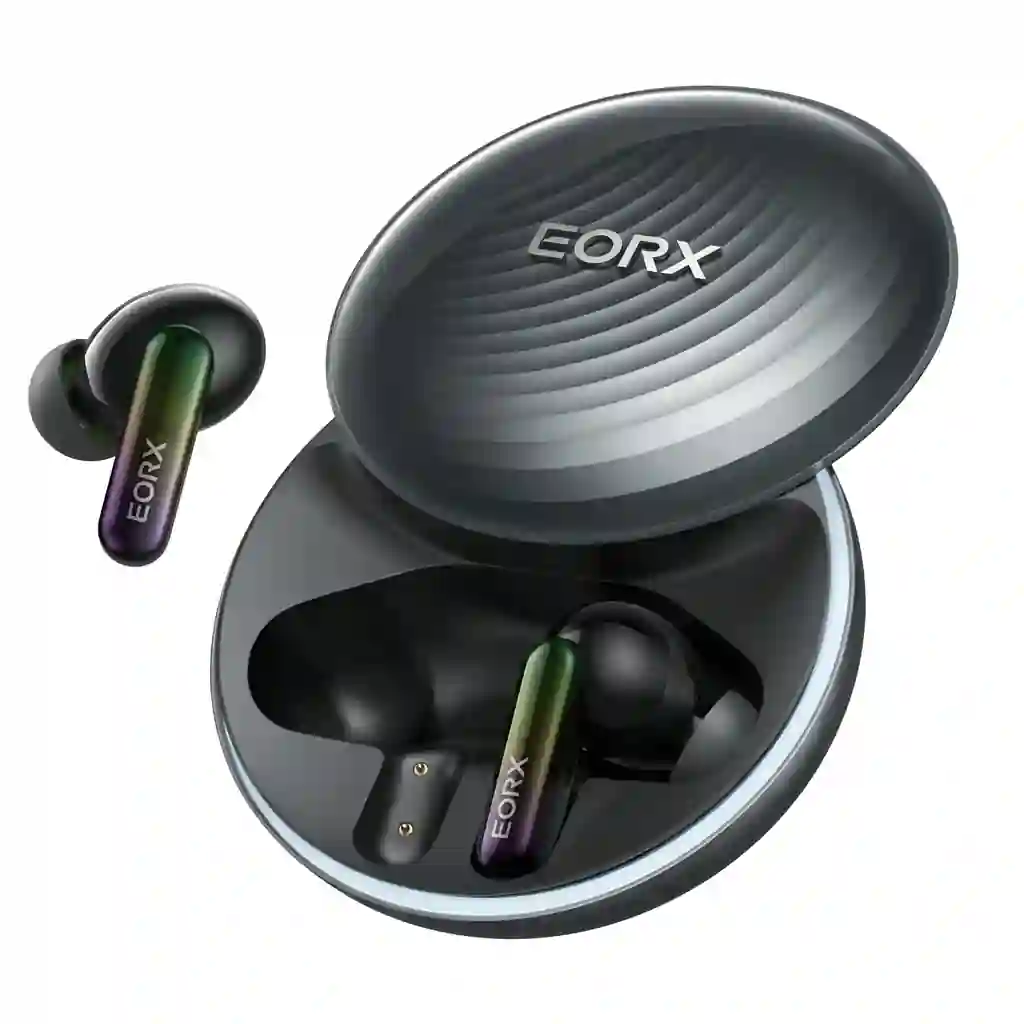 EORX Open-Ear Comfort Wireless Earphones: Superior Sound Meets Stunning Gradient Design and Light Ring Technology