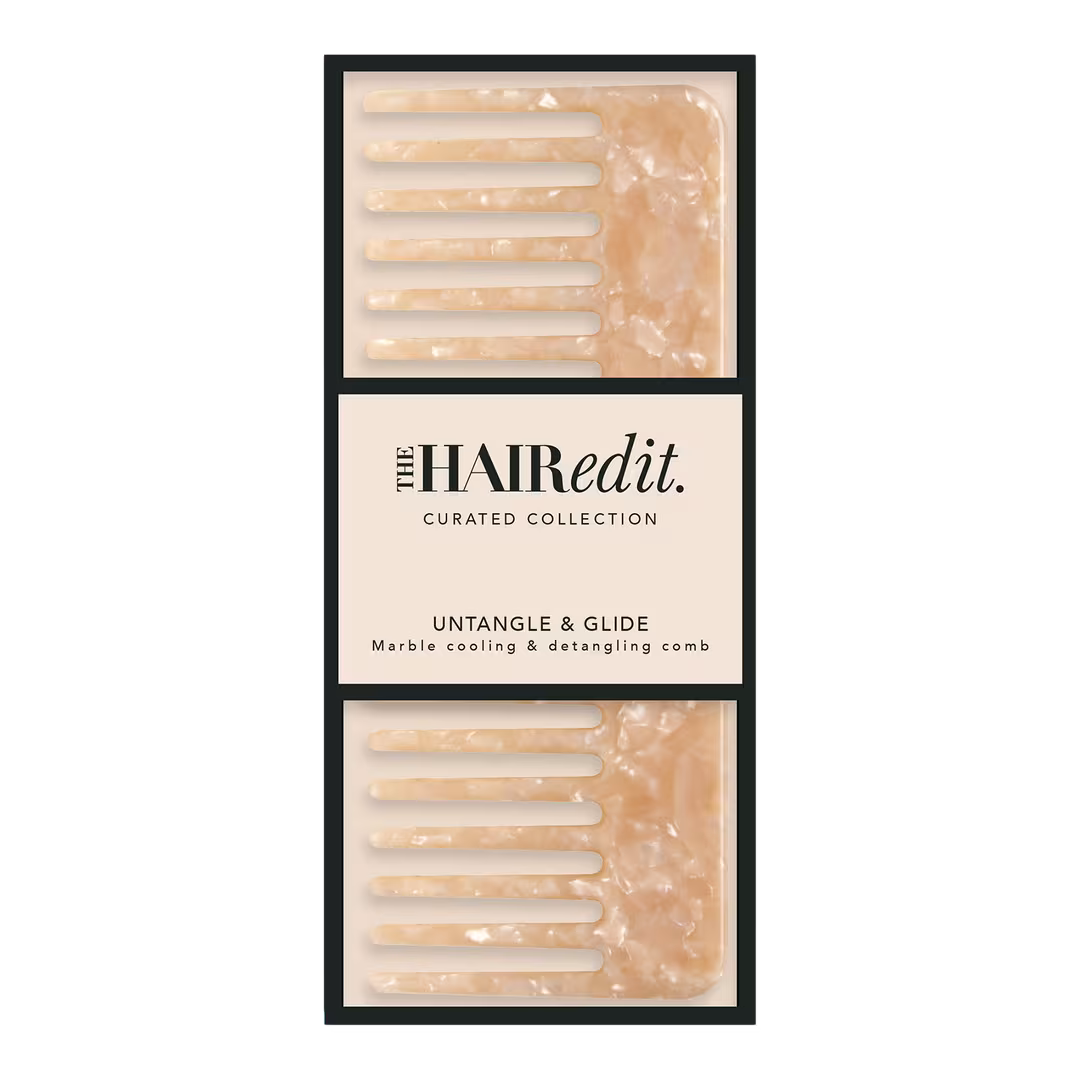The Hair Edit  Untangle & Glide Detangling Comb