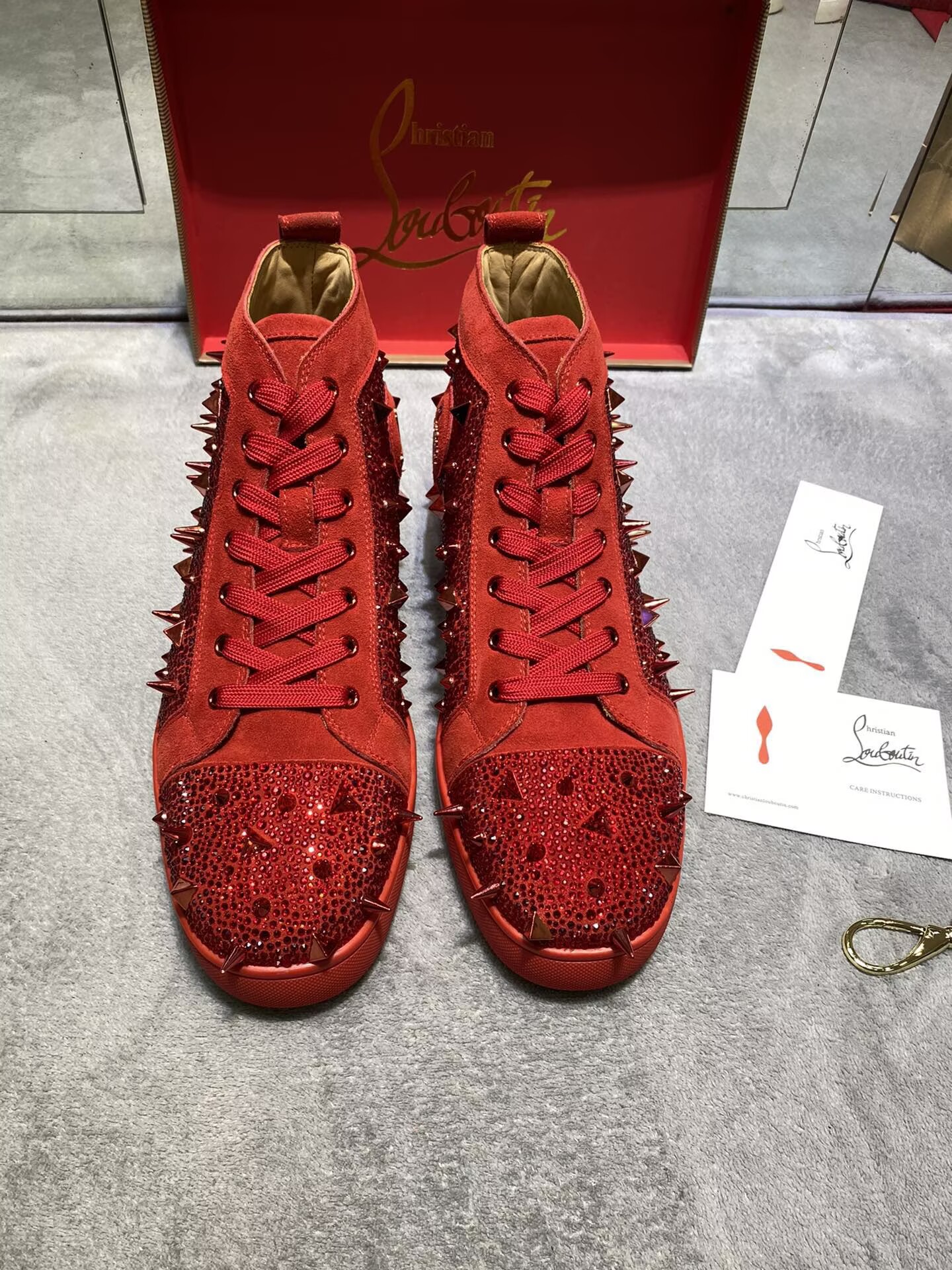 Christian Louboutin Red bottom High-Top - CCSHOES