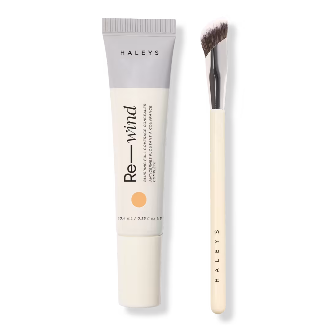 HALEYS Beauty  Full Coverage Concealer & Brush Set