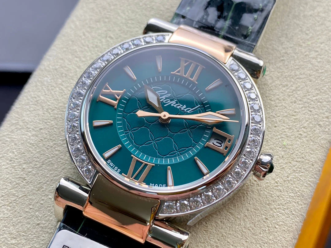 Chopard Watch Impepiale 36mm Diamond Green Dial