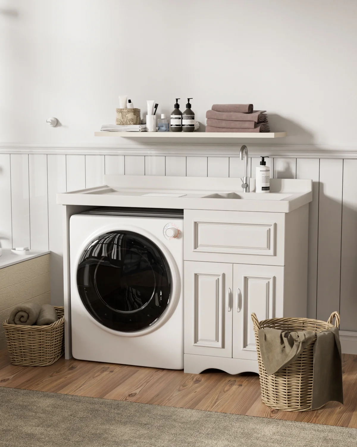 TABU 2.6 cu ft Portable Dryer for Clothes, 8.8 lbs Compact Dryer, Electric Dryer for Apartment,White
