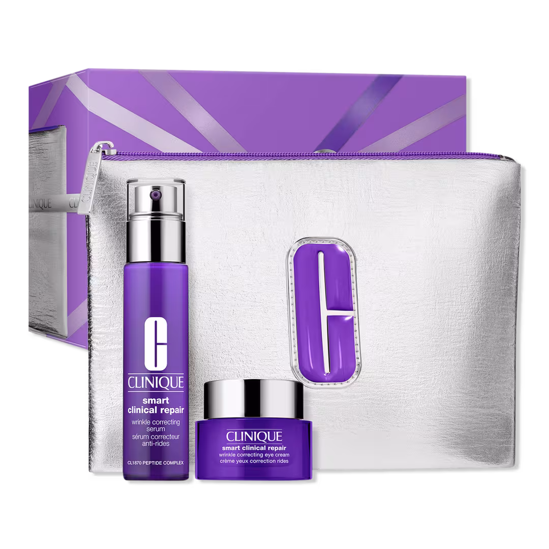 Clinique  3 Piece Smart De-Aging Serum and Eye Cream Holiday Duo