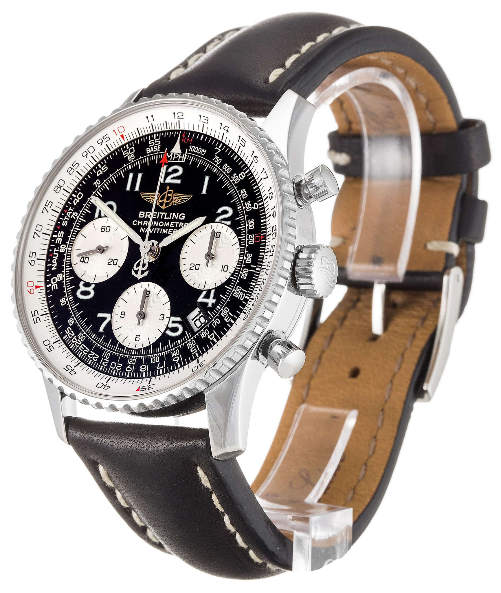 Replica Breitling Navitimer Black Dial Number Markers A23322