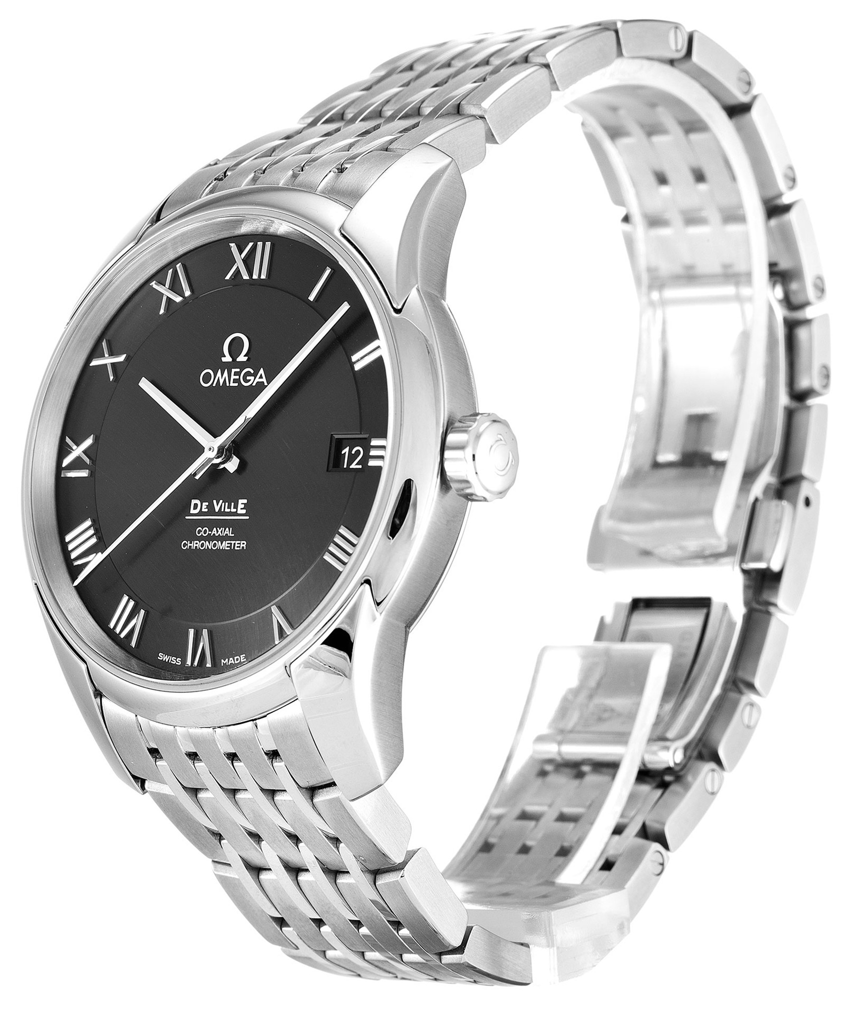 Replica Omega De Ville Co-Axial Black Dial Roman Markers 431.10.41.21.01.001 41MM