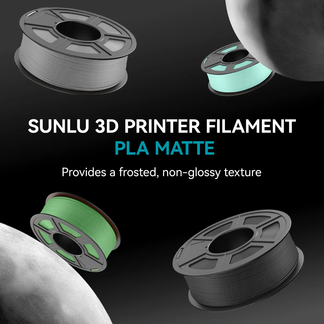 Matte PLA 3KG Large Spool 3D Printer Filament 3KG