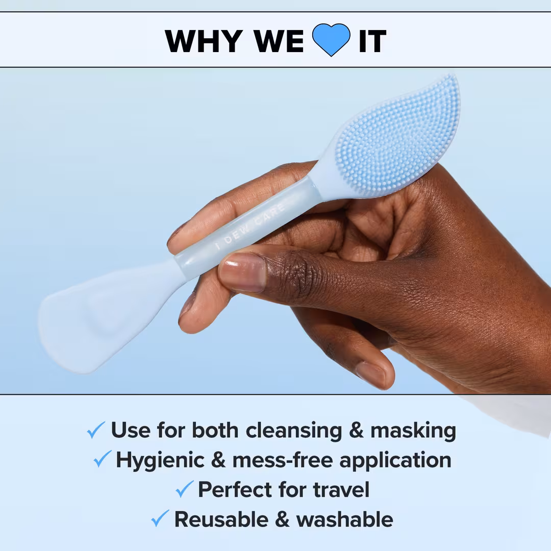 I Dew Care  2-in-1 Silicone Mask Brush