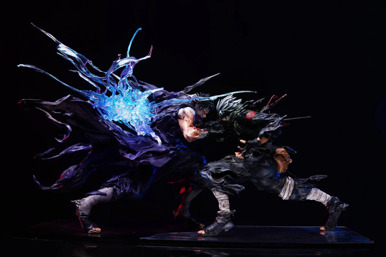 Naruto - Kakashi Hatake vs. Uchiha Obito | 1:6 Resin Staue | by Iron Curtain Studio