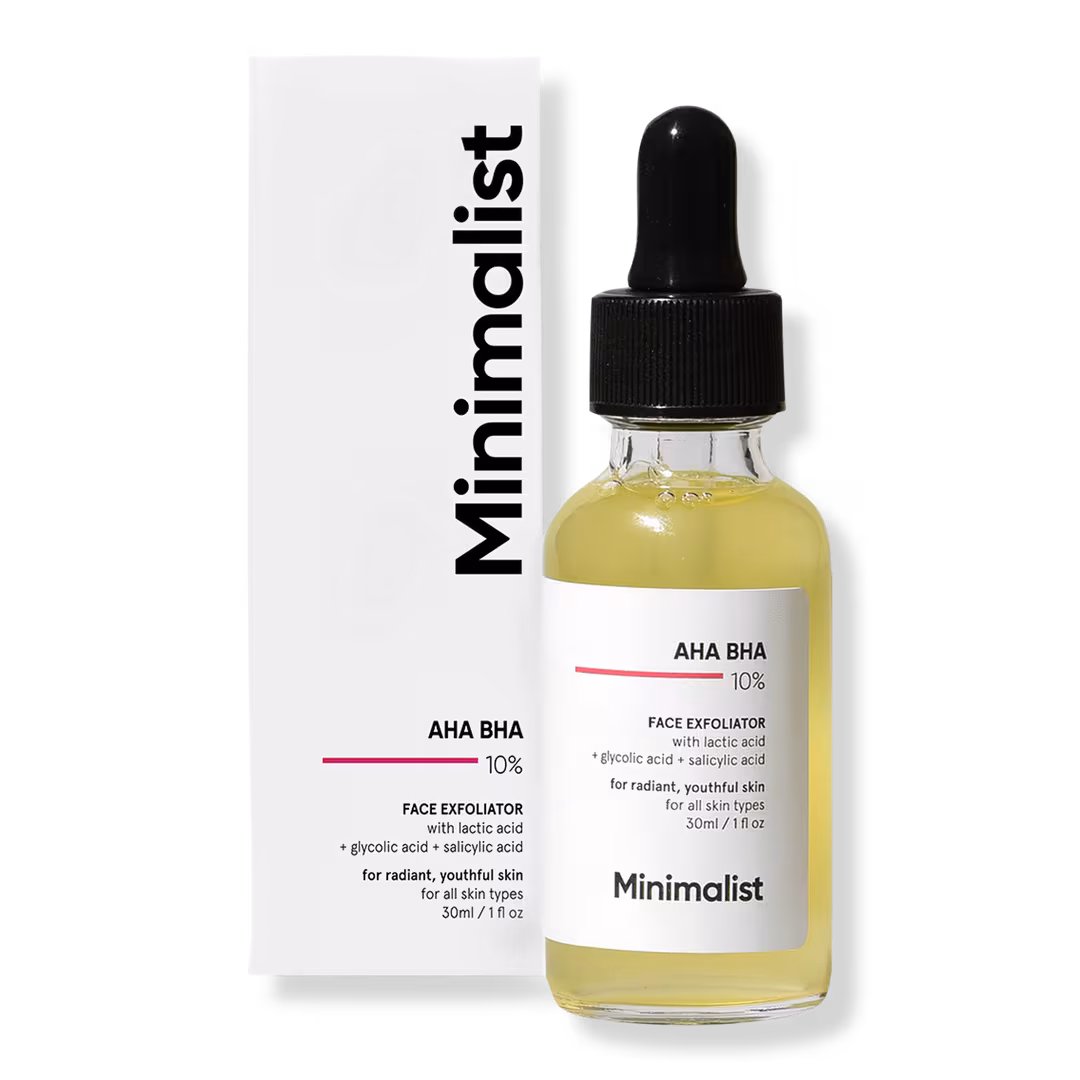 Minimalist  AHA BHA 10% Daily Exfoliator for Beginners