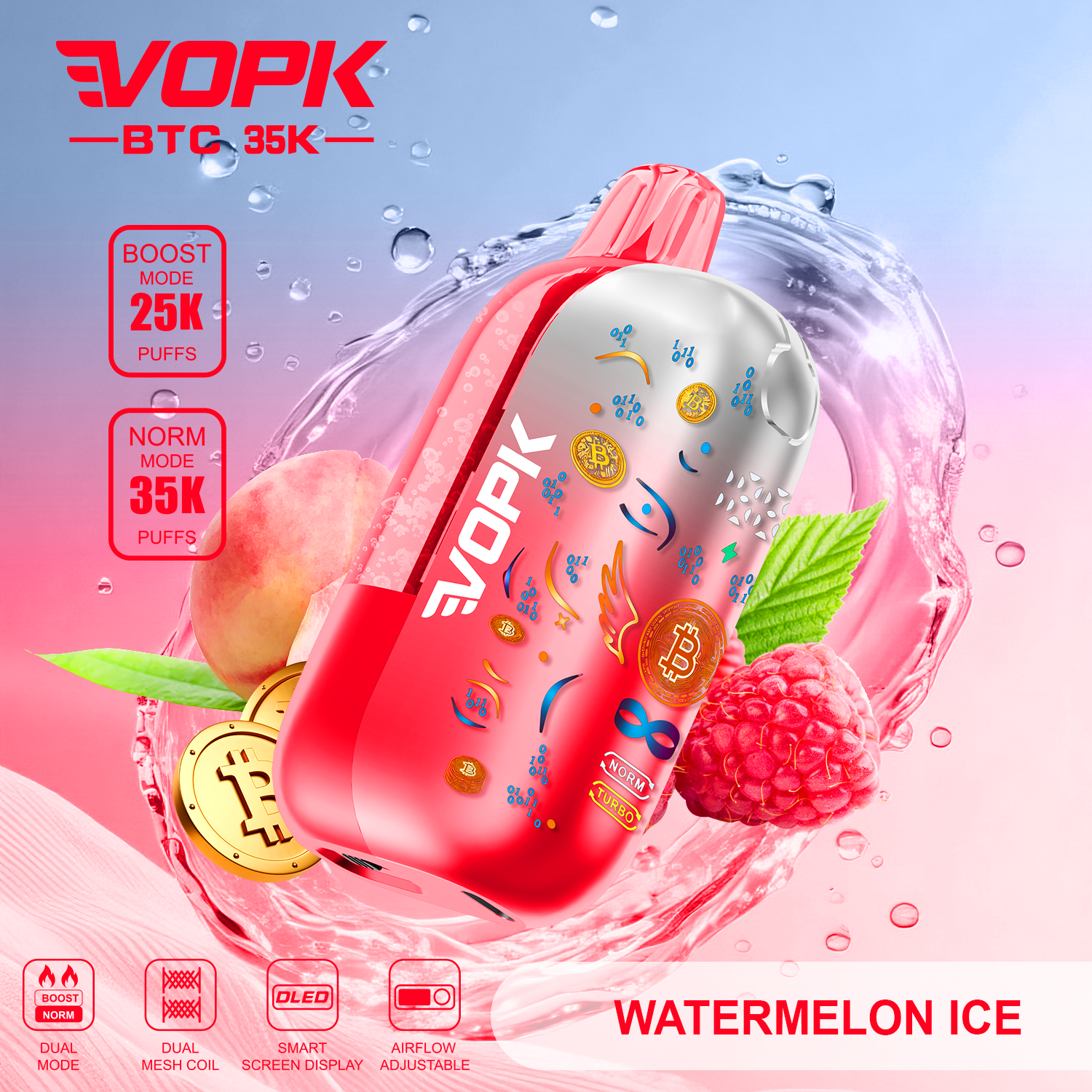 VOPK BTC 35000PUFFS-WATERMELON ICE