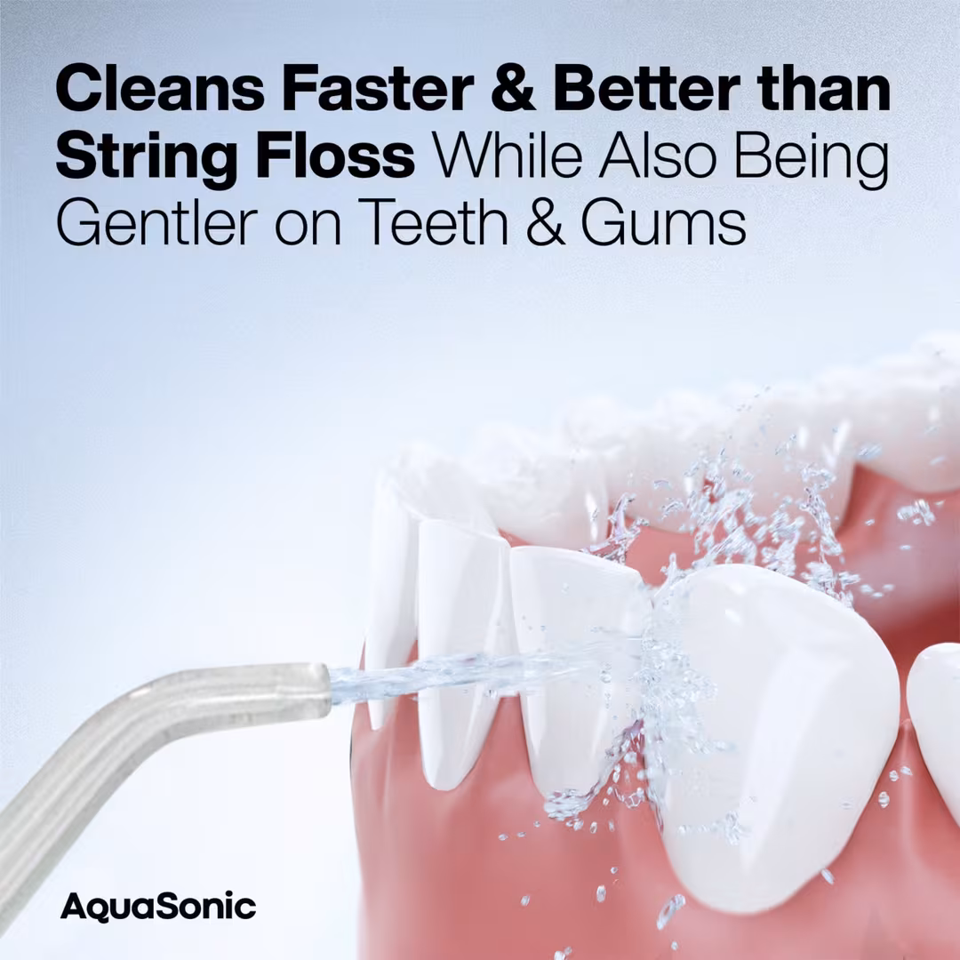 AquaSonic  Elite Rechargeable Water Flosser Set